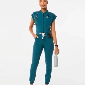 Figs Rafaela Cargo Jumpsuit Scrub